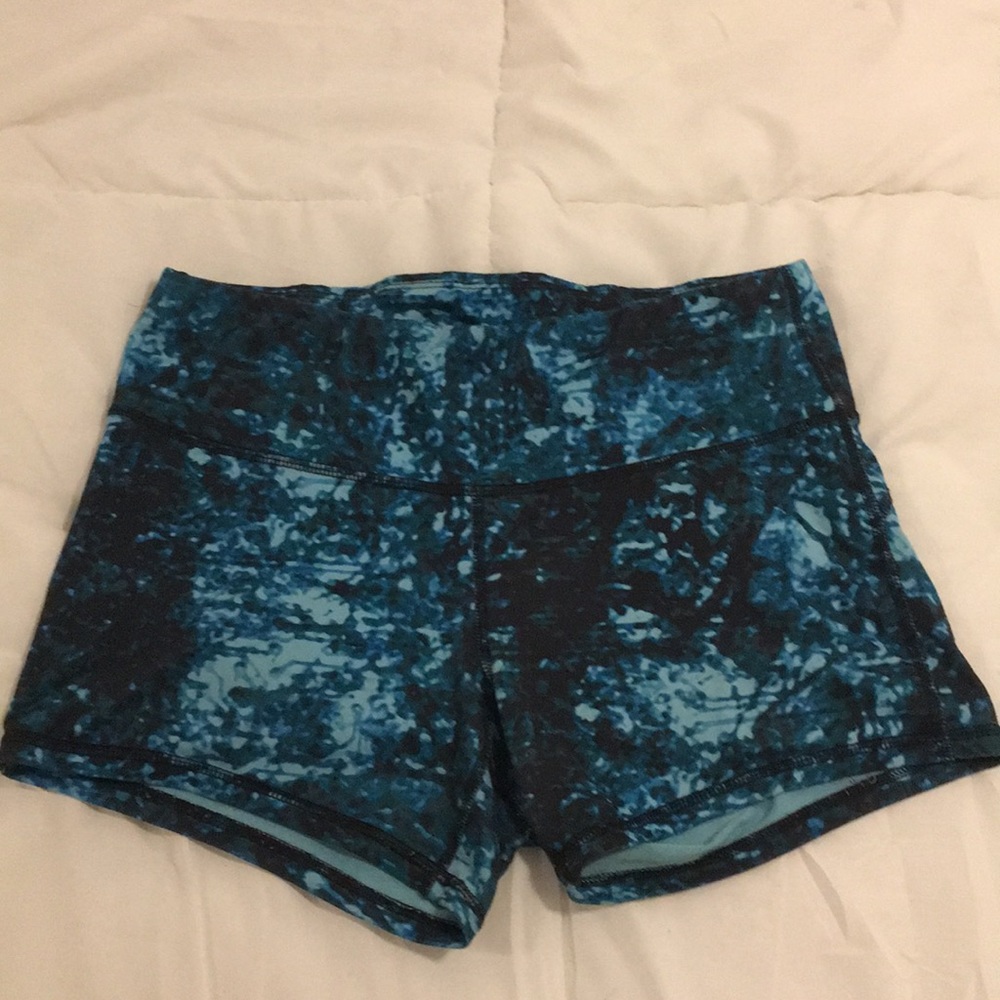 blue champion spandex shorts